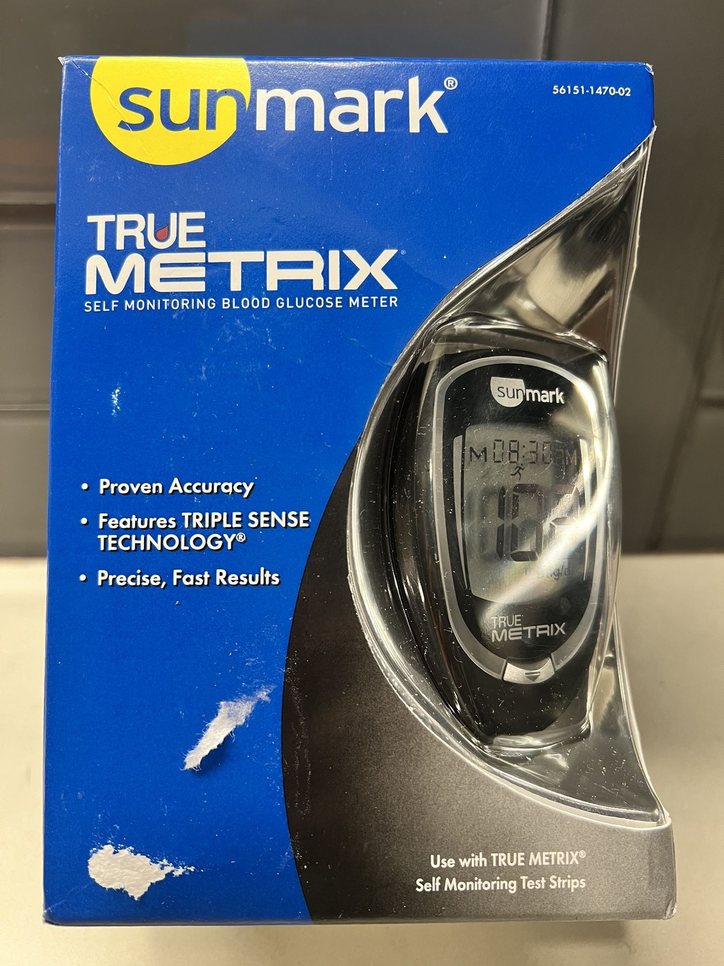 Sunmark True Metrix Self Monitoring Blood Glucose Meter, Exp 08/2027