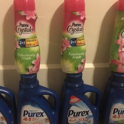 Purex Bundle 4 Detergent & 4 Purex And 4 Crystals 