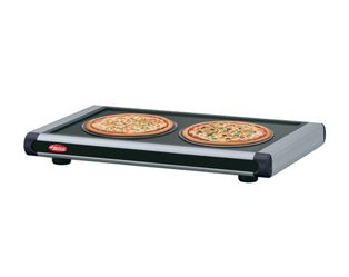 Hatco GR2S-42 42" Glo-Ray Black Designer Portable Heated Shelves with Black Caps - 600W