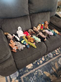 21 piece assorted beanie babies animals collection