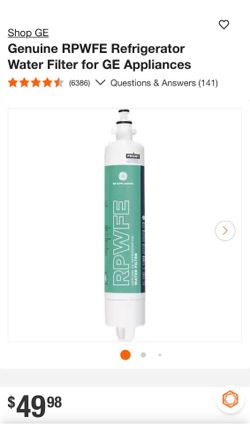 GE Refrigerator water filter