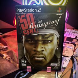 50 Cent Bulletproof (Sony PlayStation 2, 2005) PS2 CIB