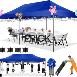 10x20 EZ Pop Up Canopy Tent Party Tent Outdoor Event Protable Instant Shelter Tent Gazebo With Carry Bag.