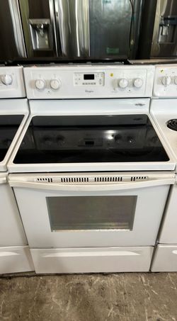 Whirlpool White Electric Range SelfClean