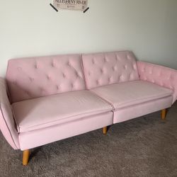 Barely used pink couch 