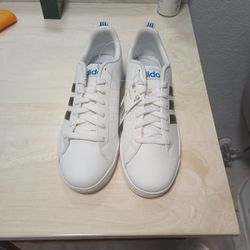Adidas Men's "White/Black" 8 1/2