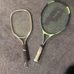 Tennis Rackets For Sale Take Both For 40