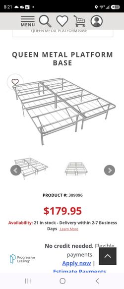 Sturdy Metal Folding Bed Base / Platform Frame