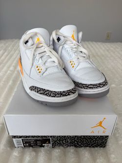 Air Jordan 3 Retro Laser Orange 7W / 5.5M – StockX Verified