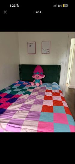 Queen bed and mattress for sale