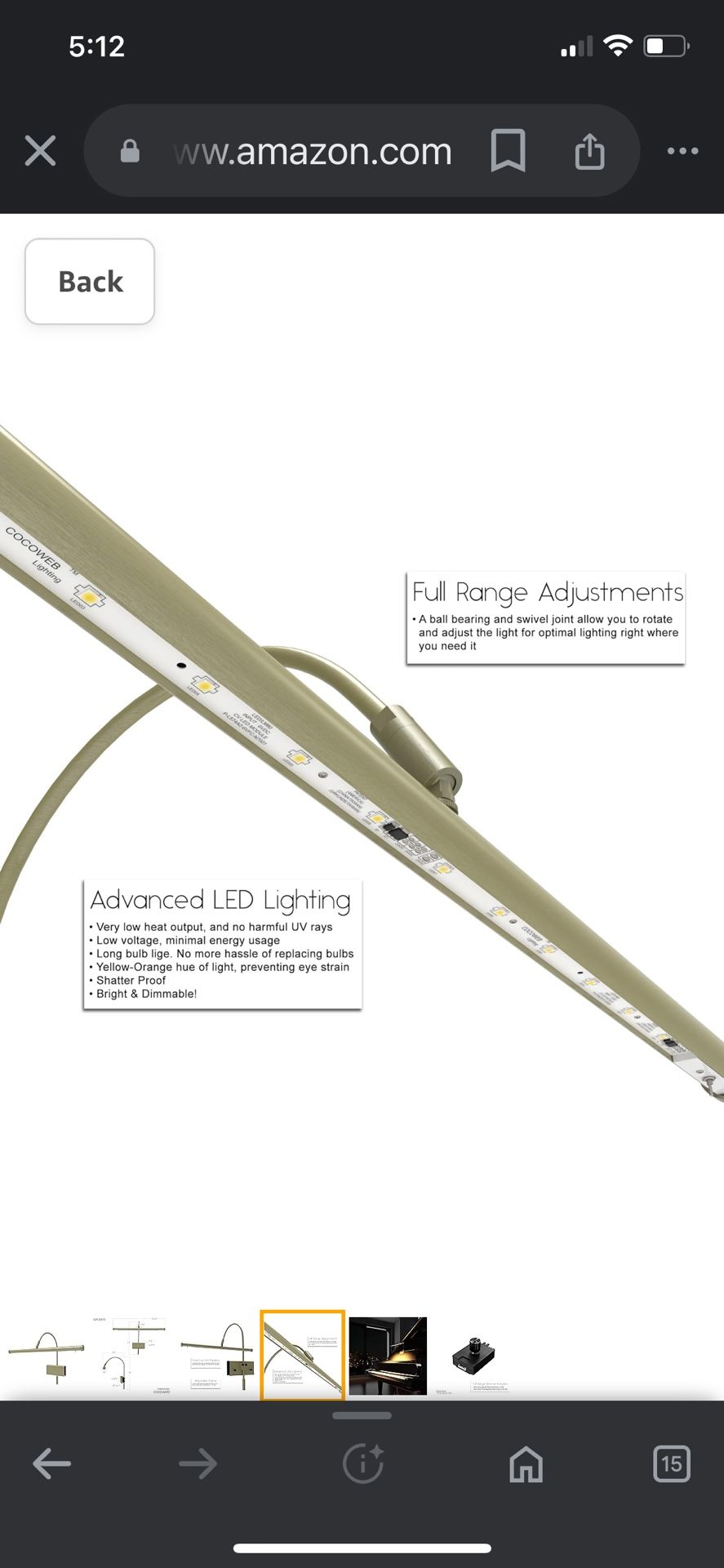 Cocoweb Piano Lamp
