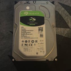 2TB Harddrive - Seagate Barracuda 7200rpm