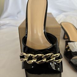 Open Toe Heeled Sandals Sz 8