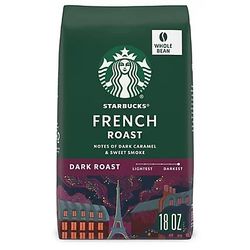 Starbucks Espresso Roast 100% Arabica Dark Roast Whole Bean Coffee Bag - 18 Oz