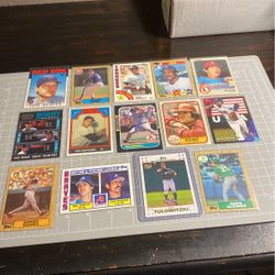 Older Baseball Card Lot (14 ) Cards