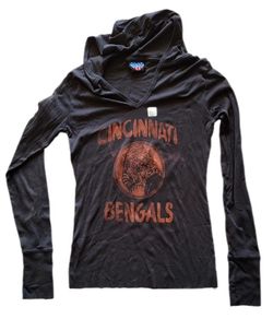 Junk Food Vintage Cincinnati BENGALS lightweight Hoodie