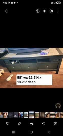 FREE solid wood mahogany entertainment center ,1 shelf 3drawer