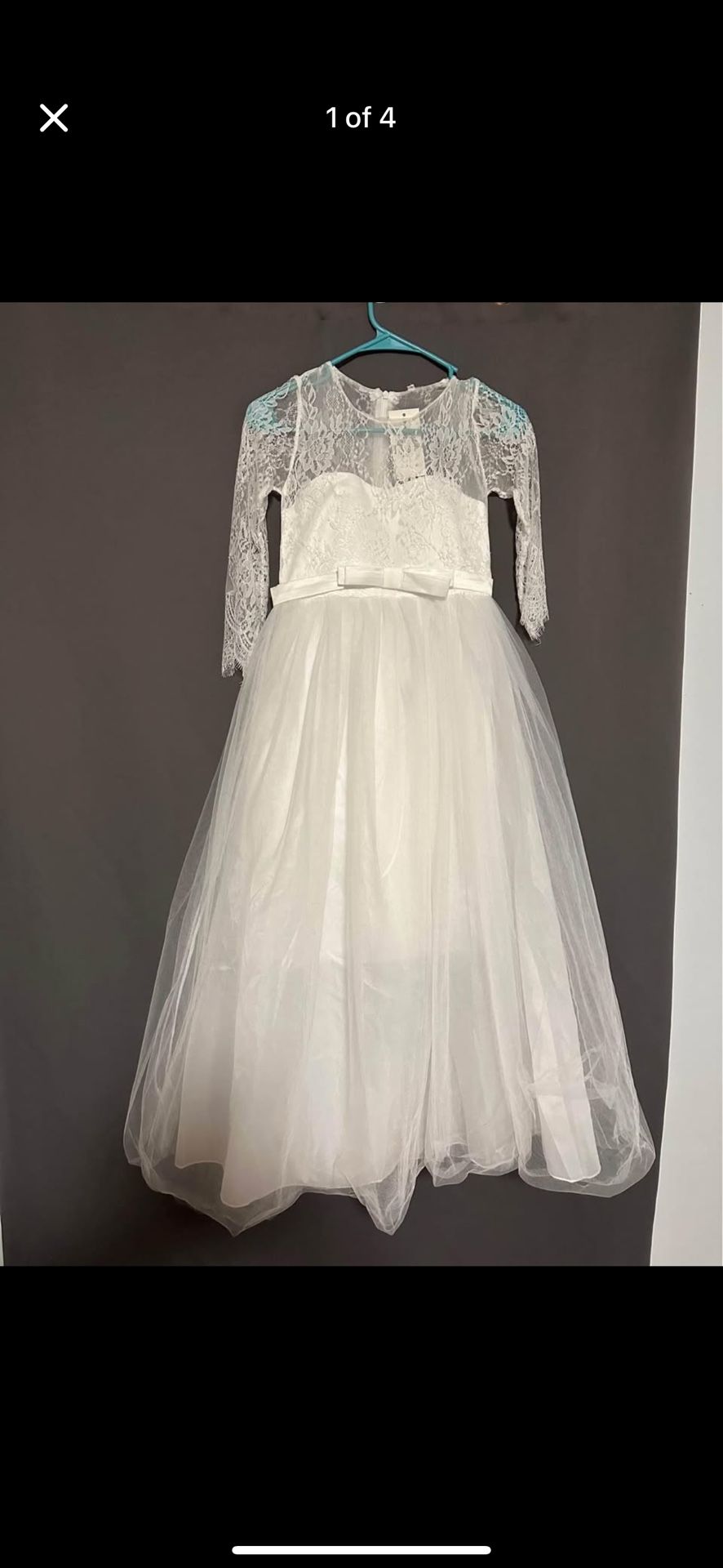 Wedding Dress And Flower Girl Dress