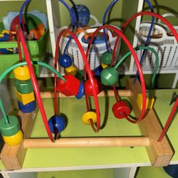 Bead Maze Kids Toys Shapes Colors Counting Montessori 