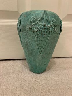Unique Metal Vase Decor