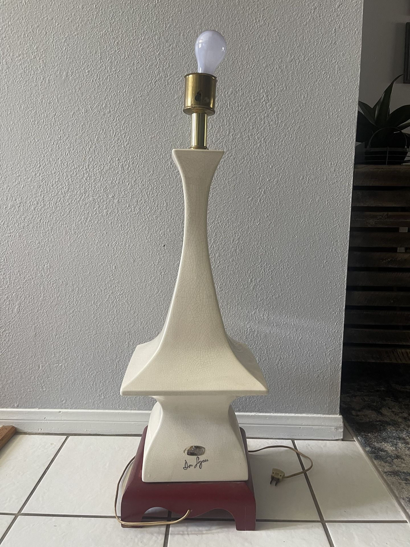 Insane Vintage 1950’s Mcm Don Looper Lamp 
