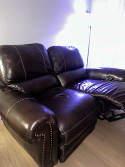 FREE Real Leather Electric Couch
