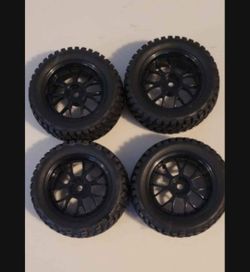 Rc car truck wheels 1/18 scale