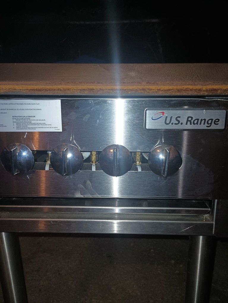 37x26 Commercial Natural Gas Cook Top