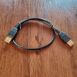 9 PCS Monoprice USB-A to USB-A 2.0 Cable 1.5ft