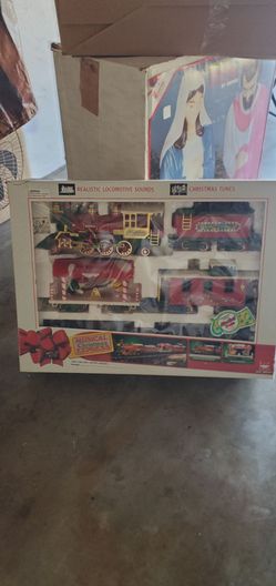 Musical Christmas Express Train Set