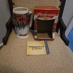 2006 Budweiser Holiday Stein 