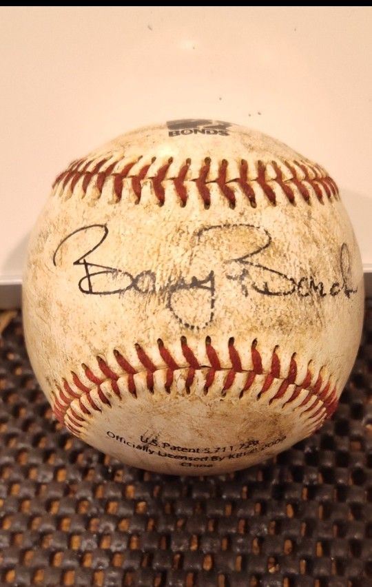 Barry Bonds Signed Baseball