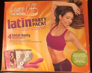 Dance Off The Inches: Latin Party Pack (3 DVD workouts set).