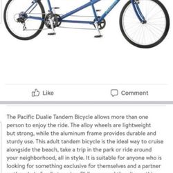 Tandem Bike For Two!