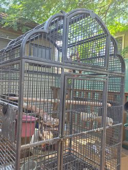 Parrot Cage $80 Powder Coated