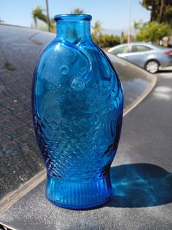 Cobalt Blue Dr Fisch's Bitter Bottle