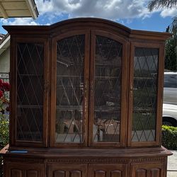 vintage Ethan Allen china cabinet