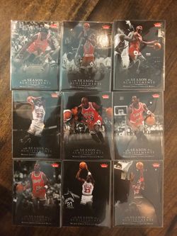 2007-08 Fleer Michael Jordan Near Complete Set Season Achievements 49/50 +1 Dupe