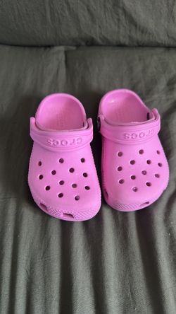 Pink Crocs