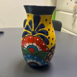 Hand Paint Vases - Mexican Talavera 