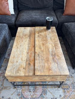 West Elm Coffee Table Pop Up