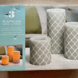 Flamesless LED wax candles (3)