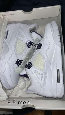 Retro 4 Metallic Purple Size 8.5 DS