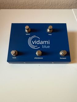 Vidami Blue Guitar Foot Controller Pedal