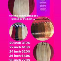 hair extenshions 100% human hair