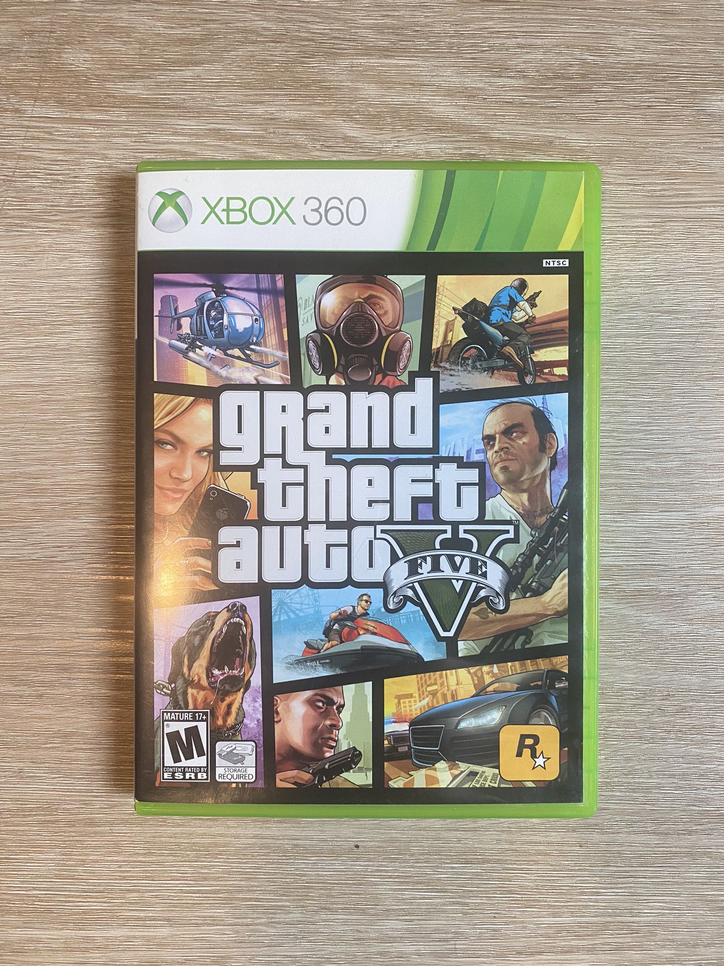 Grand Theft Auto 5 (Xbox 360, 2013) WITH MAP & MANUAL
