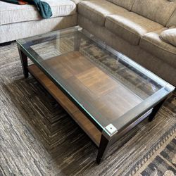 Glass Top Coffee Table