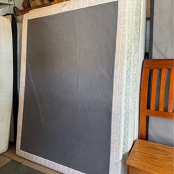 White 2 1/2 ultra thin queen size boxspring .