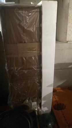 Oak 5 ft. jewelry cabinet