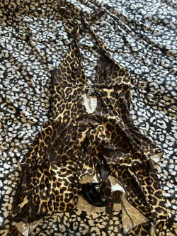 Y2K Cheetah Dress